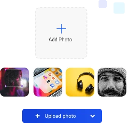 AI画像高画質化ツールに画像をアップロード